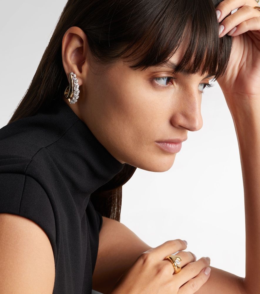 Pendientes Golden Strada de oro de 18 ct con diamantes - Yeprem - Modalova