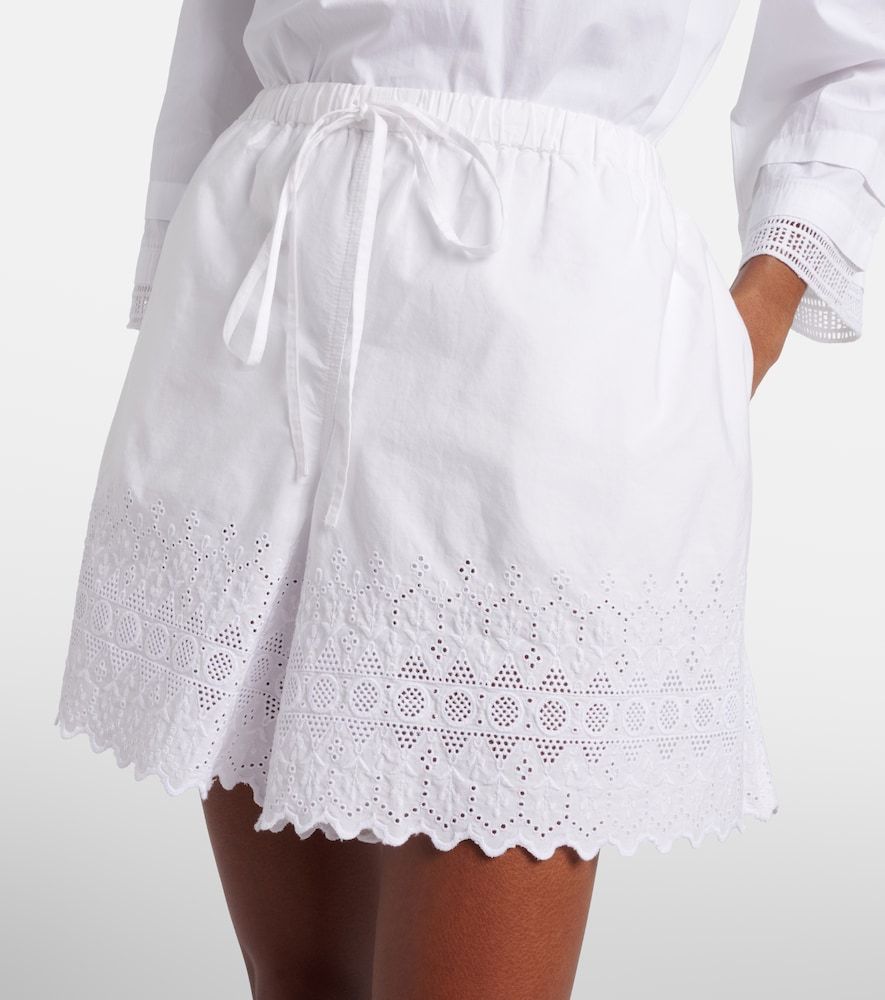 Shorts de popelín de algodón con bordado inglés - Polo Ralph Lauren - Modalova