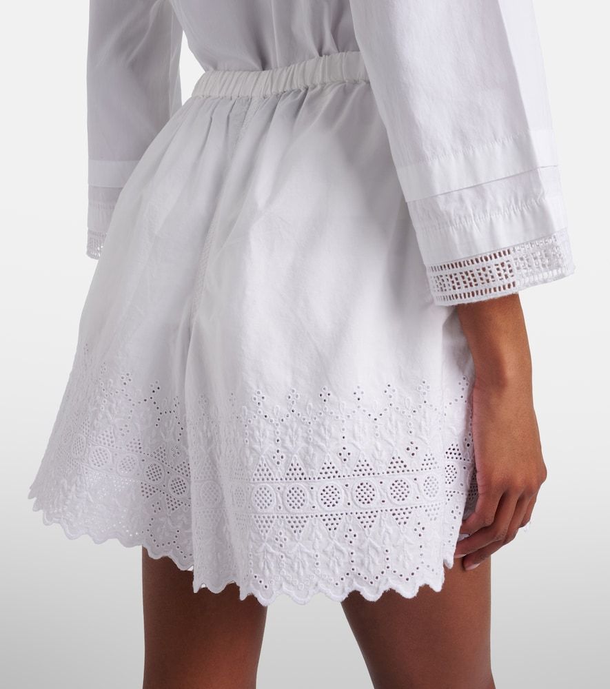 Shorts de popelín de algodón con bordado inglés - Polo Ralph Lauren - Modalova