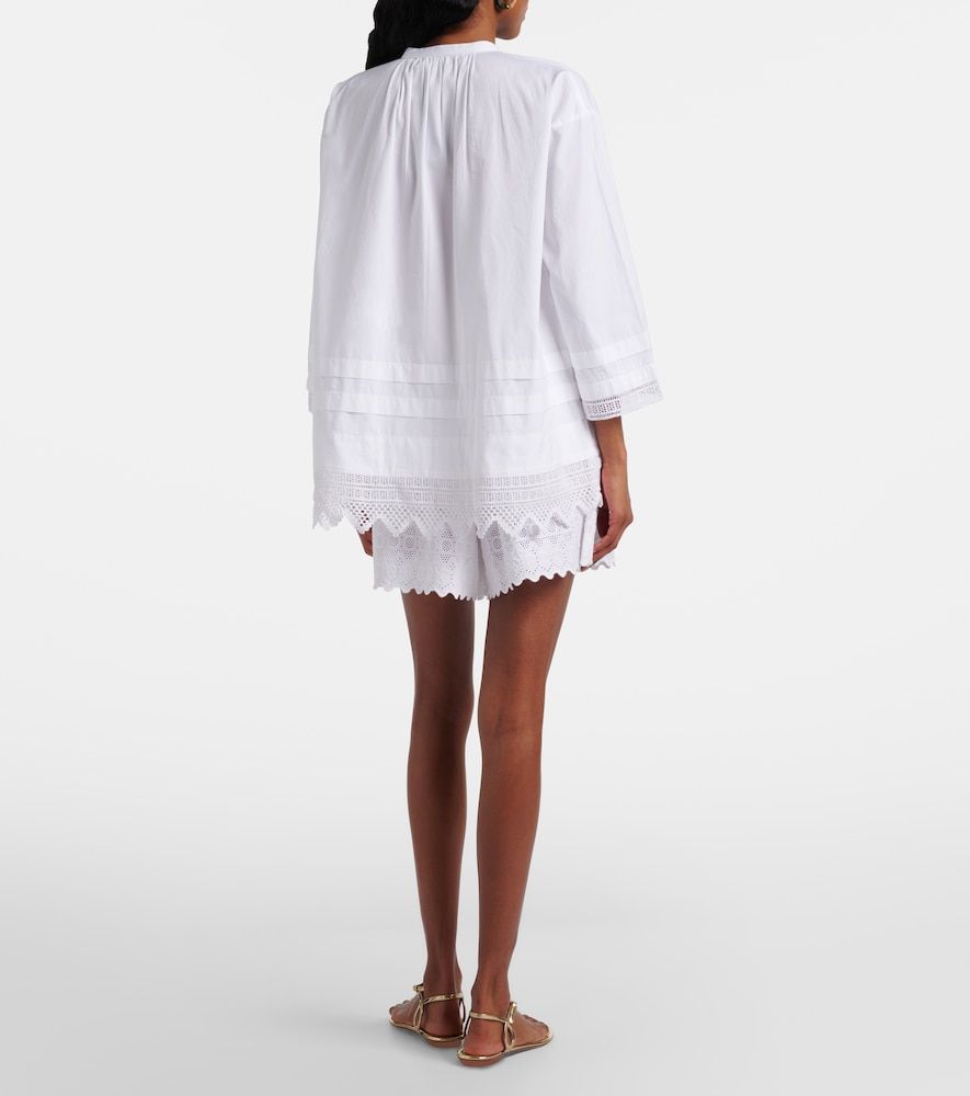 Shorts de popelín de algodón con bordado inglés - Polo Ralph Lauren - Modalova