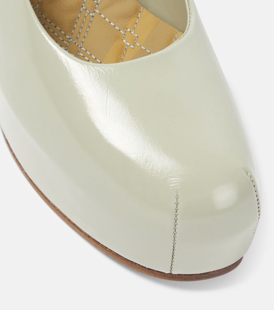 Plateau-Pumps 130 aus Leder - Burberry - Modalova