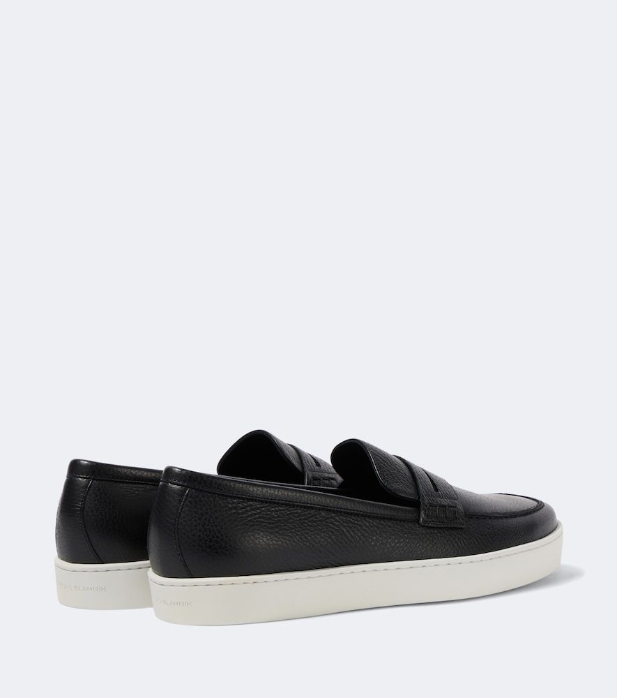 Slip-On Sneakers Ellis aus Leder - Manolo Blahnik - Modalova