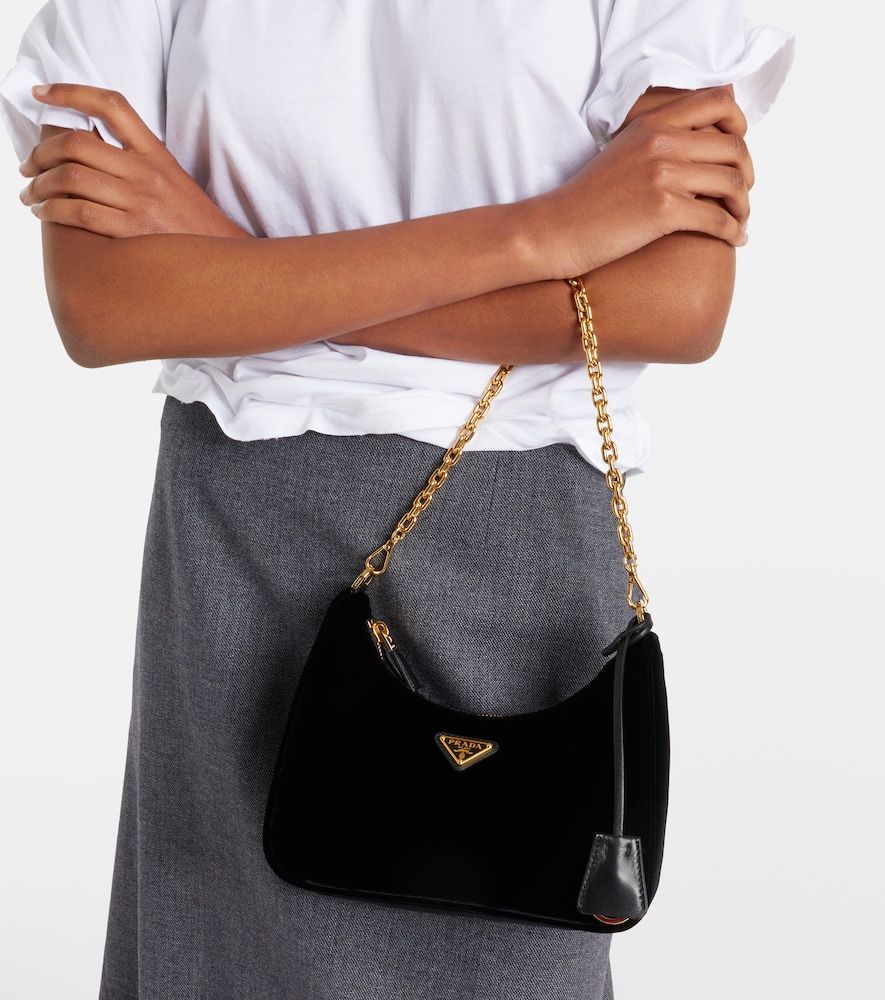 Bolso Re-Edition Mini de terciopelo - Prada - Modalova