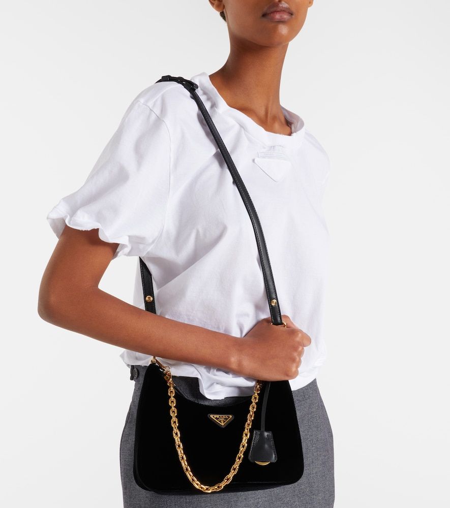 Bolso Re-Edition Mini de terciopelo - Prada - Modalova