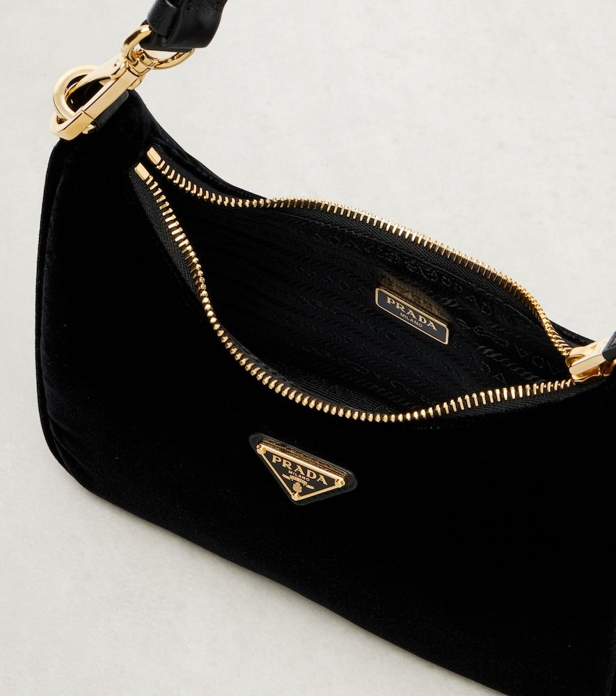 Bolso Re-Edition Mini de terciopelo - Prada - Modalova