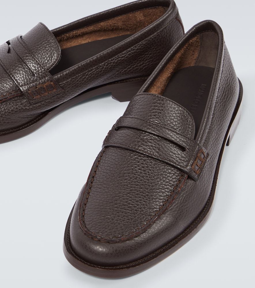Loafers Perry aus Leder - Manolo Blahnik - Modalova