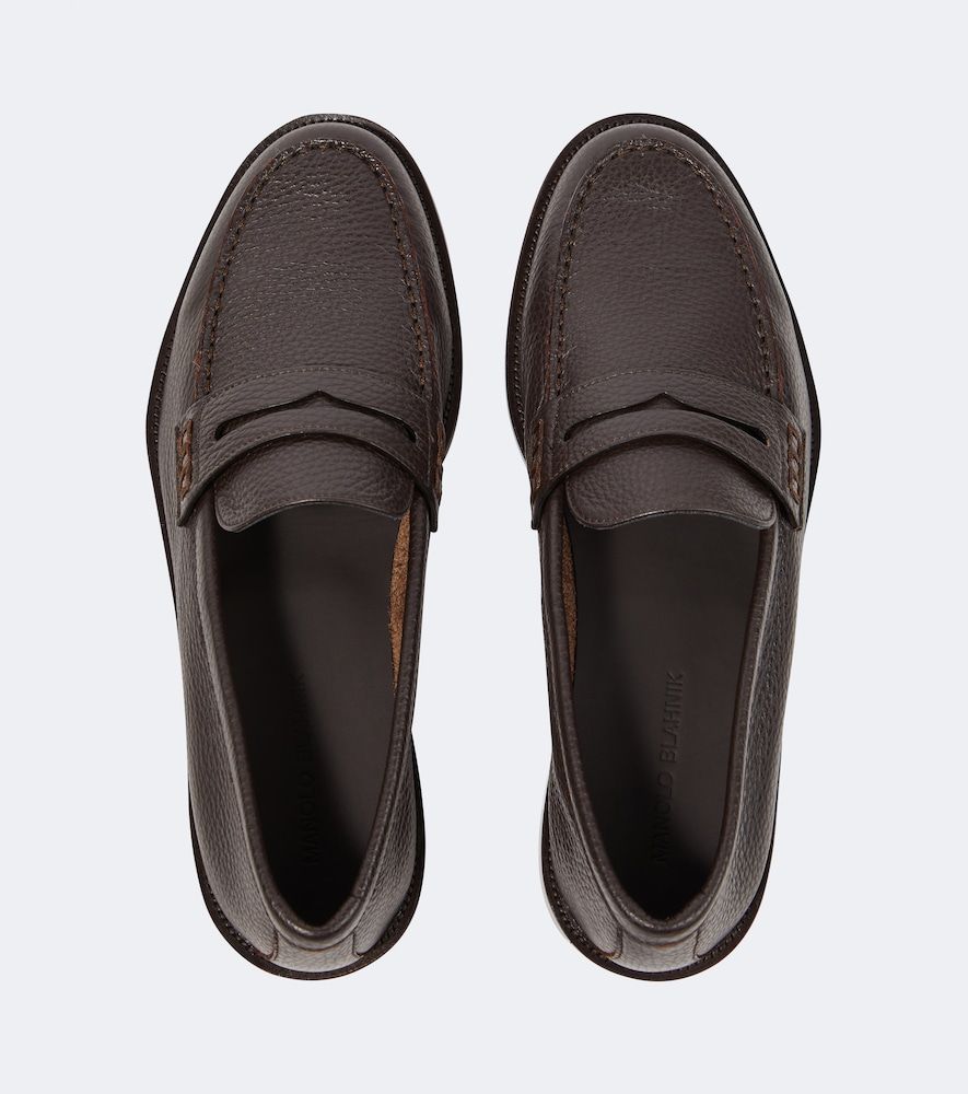 Loafers Perry aus Leder - Manolo Blahnik - Modalova