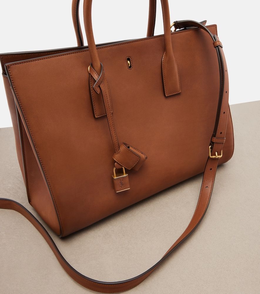 Sac De Jour Large leather tote bag - Saint Laurent - Modalova