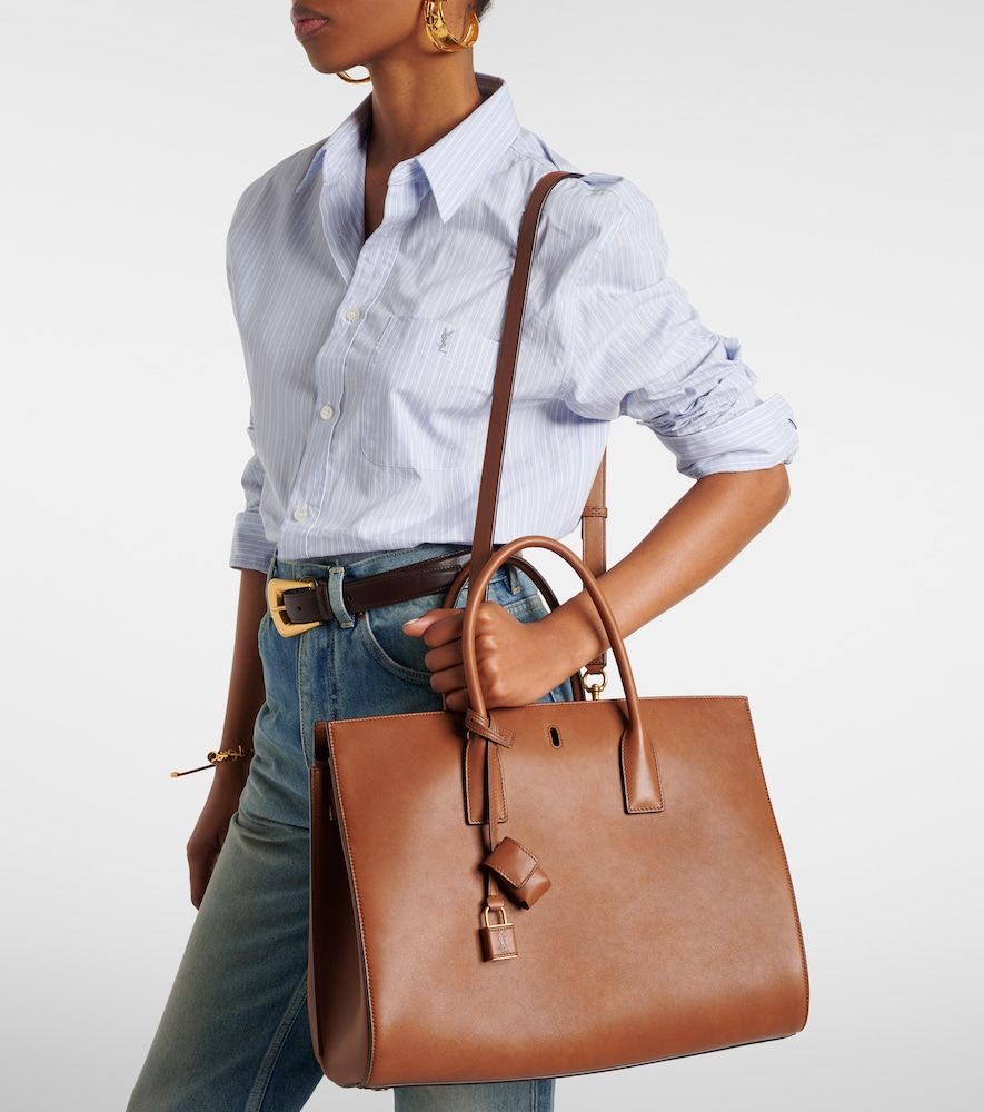 Borsa Sac De Jour Large in pelle - Saint Laurent - Modalova