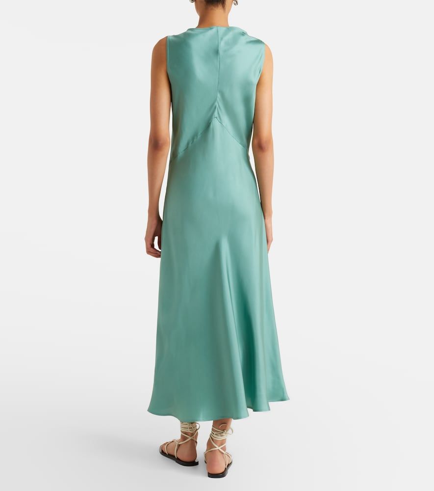 Abito sottoveste Provence in twill di seta - Asceno - Modalova
