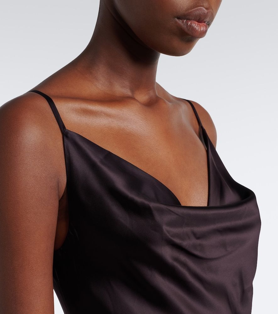 Abito sottoveste in raso con pizzo - Acne Studios - Modalova