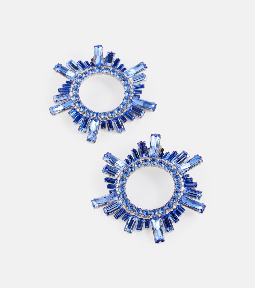 Aretes Begum con cristales - Amina Muaddi - Modalova
