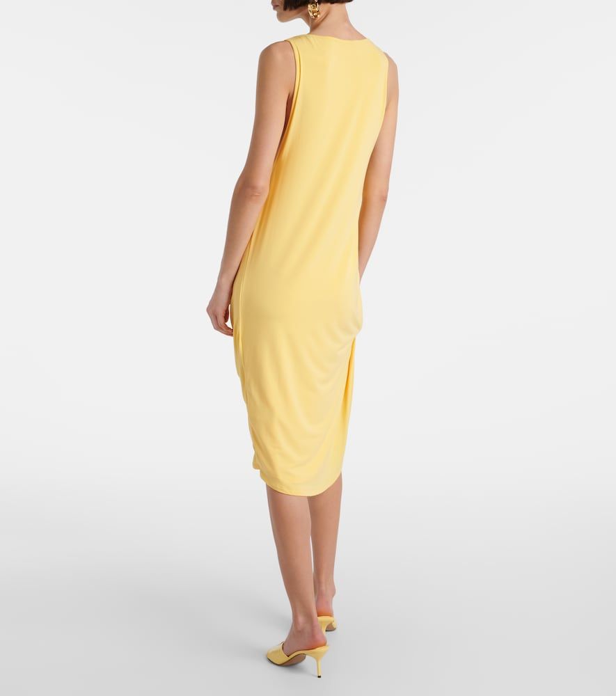 Abito midi Peplo in jersey con ruches - Jacquemus - Modalova