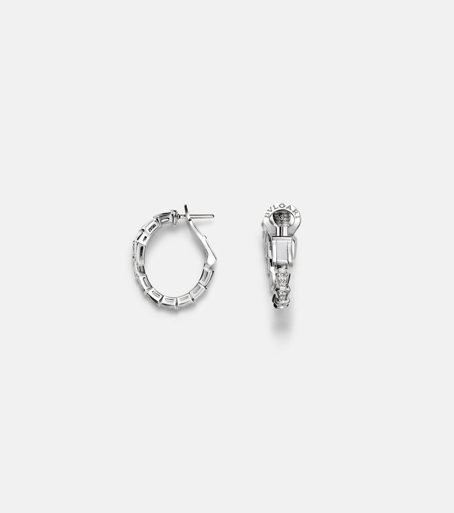 Orecchini Serpenti Viper in oro bianco 18kt con diamanti - Bvlgari - Modalova