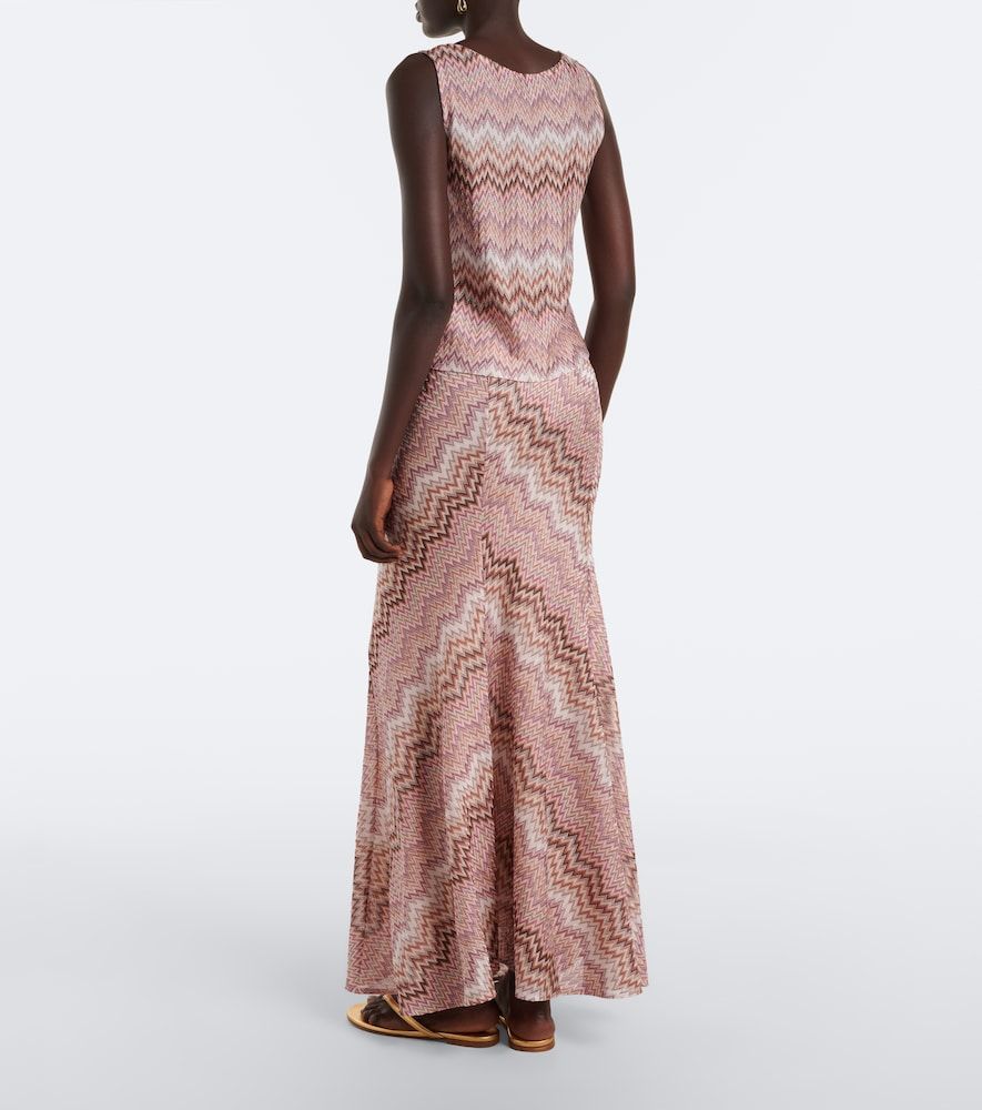 Missoni Zigzag knitted maxi skirt - Missoni - Modalova