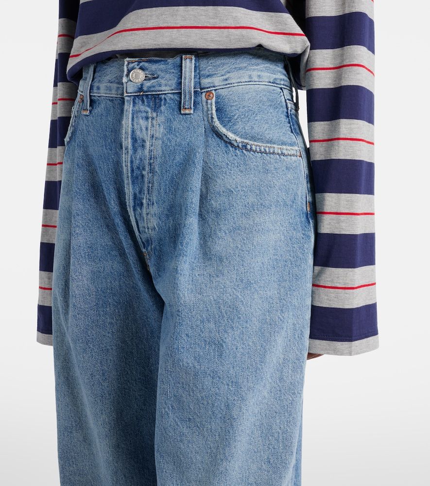 Jeans Franka a gamba larga e vita media - Agolde - Modalova