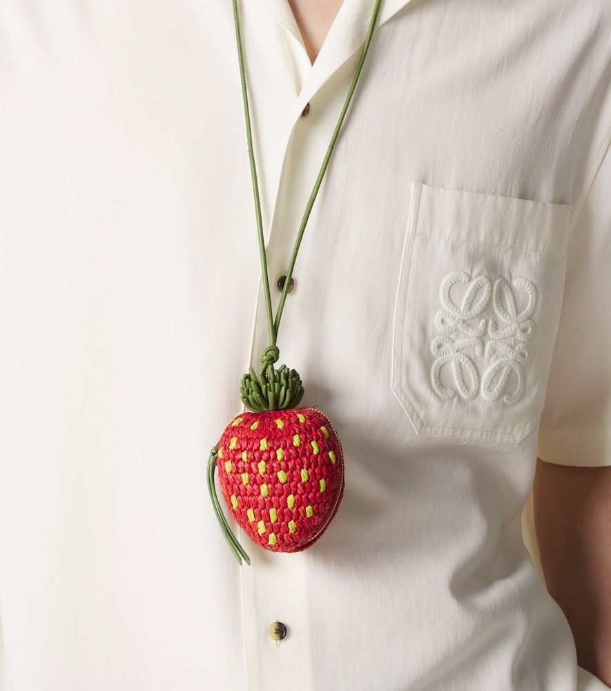 Paula's Ibiza – Portamonete in rafia con tracolla - Loewe - Modalova