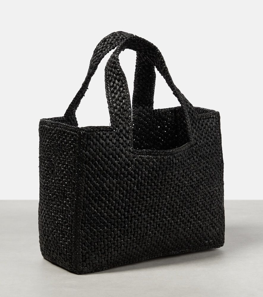 Bolso Paula's Ibiza Small de rafia con logo - Loewe - Modalova