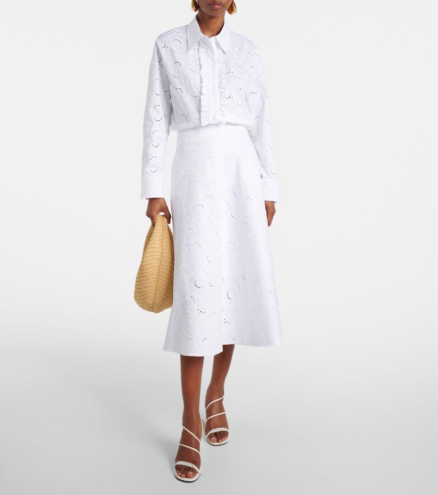 Camisa Summer Blossom con bordado inglés - Dorothee Schumacher - Modalova
