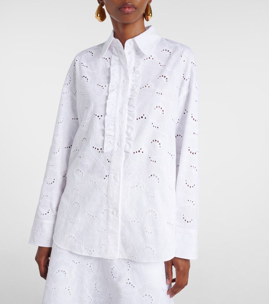 Camisa Summer Blossom con bordado inglés - Dorothee Schumacher - Modalova