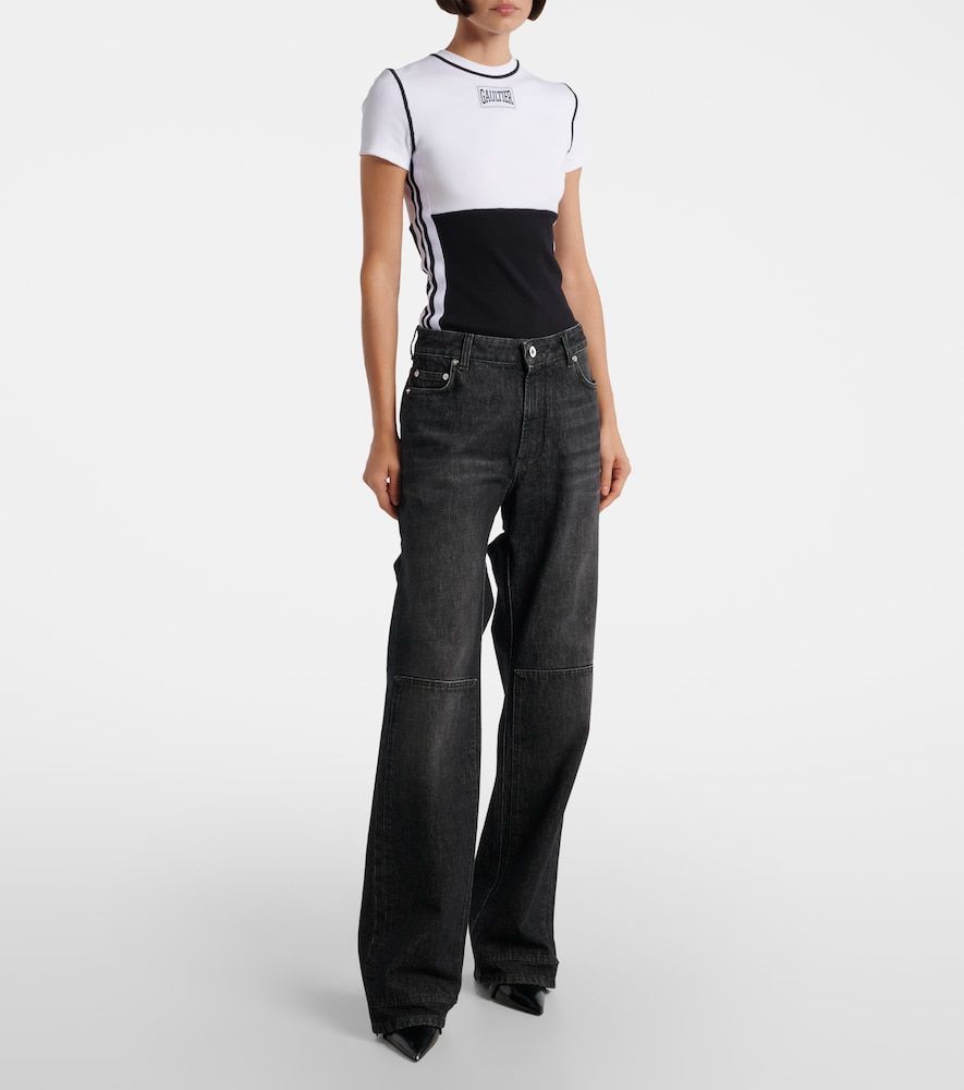 Mid-Rise Wide-Leg Jeans - Jean Paul Gaultier - Modalova