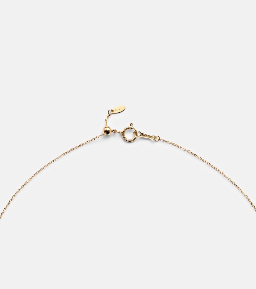 Persée Collar Alphabet A de oro de 18 ct con diamantes - Persee - Modalova