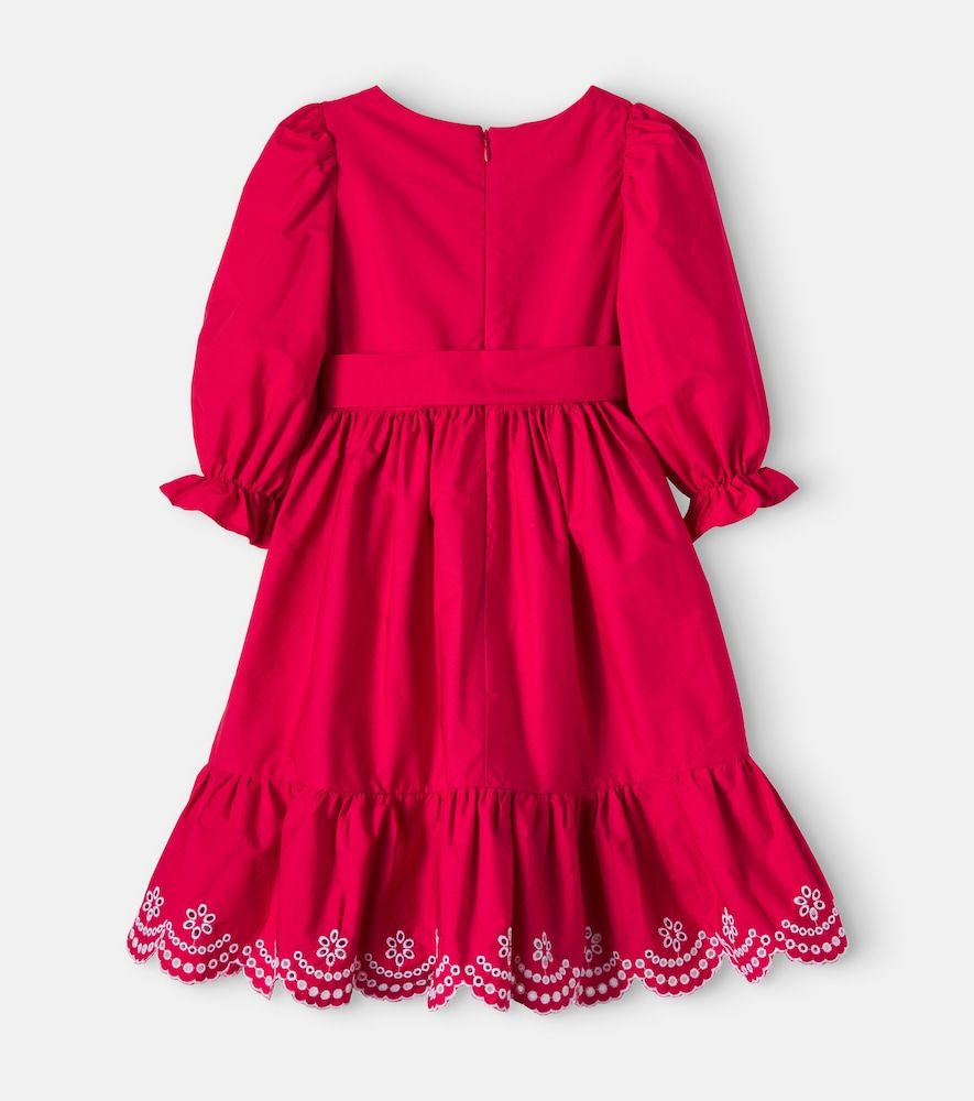 Vestido de algodón con cinturón - Patachou - Modalova