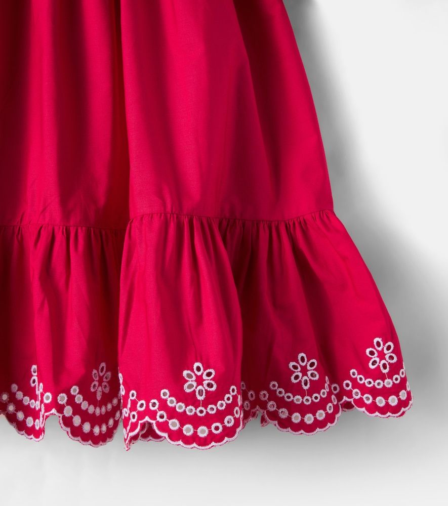 Vestido de algodón con cinturón - Patachou - Modalova