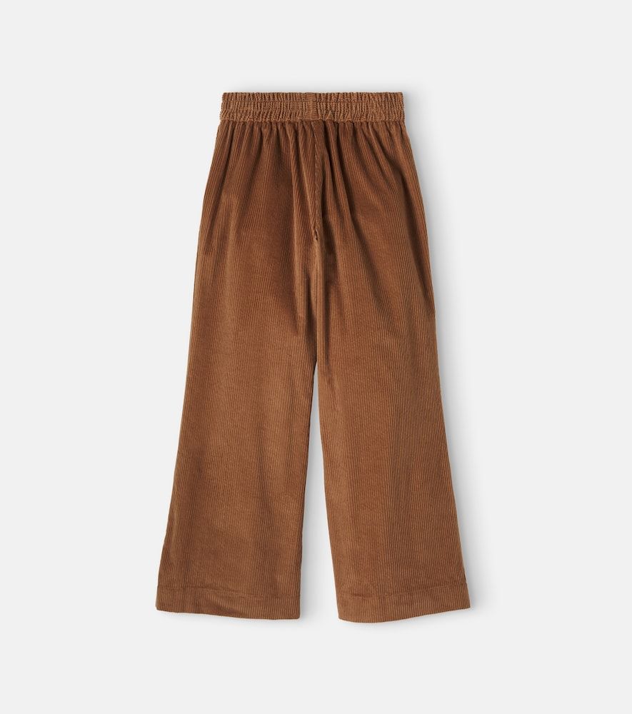 Pantalones flared de pana de algodón - Monnalisa - Modalova