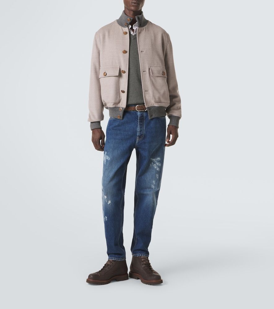 Jeans regular a vita media - Brunello Cucinelli - Modalova