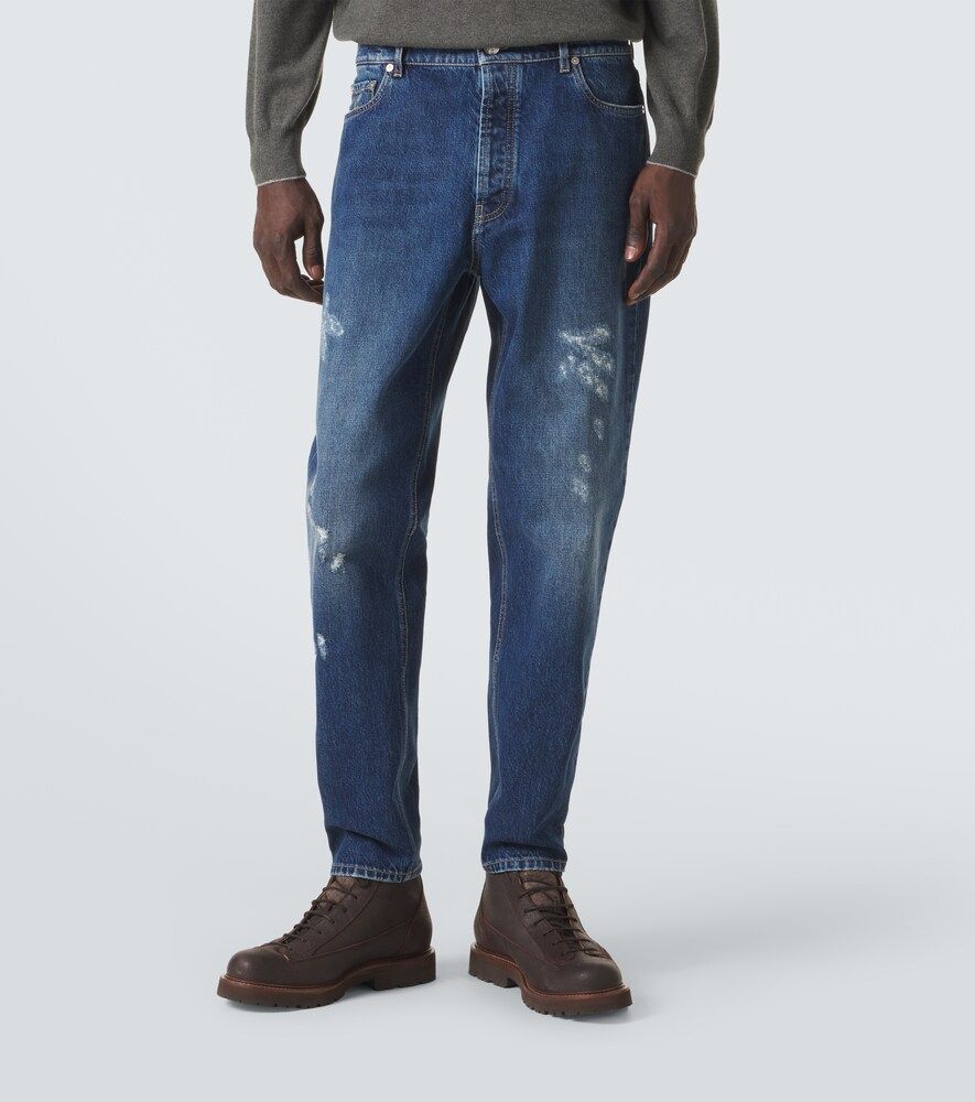 Jeans regular a vita media - Brunello Cucinelli - Modalova