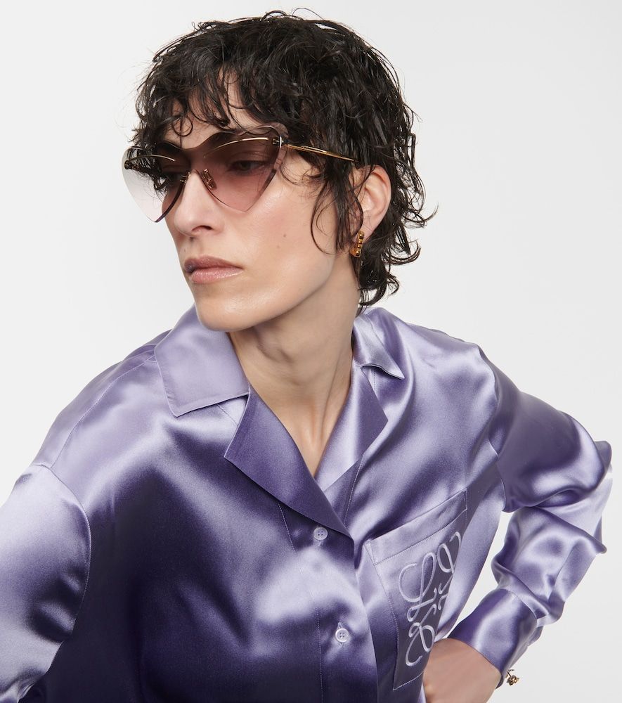 Paula's Ibiza heart-shaped sunglasses - Loewe - Modalova