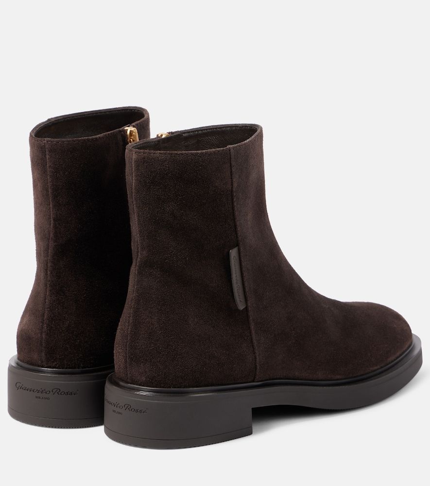 Lexington suede ankle boots - Gianvito Rossi - Modalova