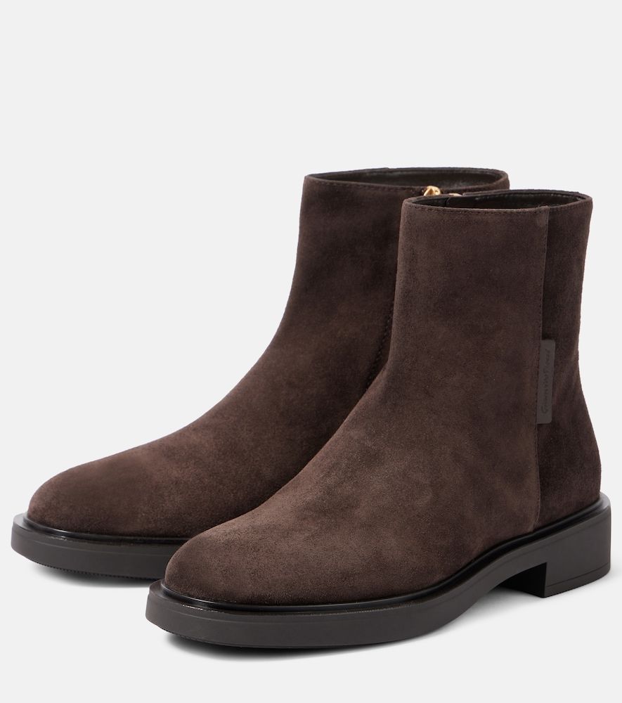 Lexington suede ankle boots - Gianvito Rossi - Modalova