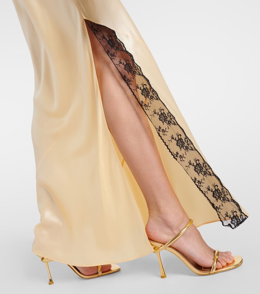 Abito sottoveste Aries in seta con pizzo - SIR - Modalova