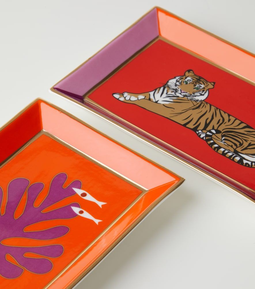 Bandeja decorativa Safari de porcelana - Jonathan Adler - Modalova