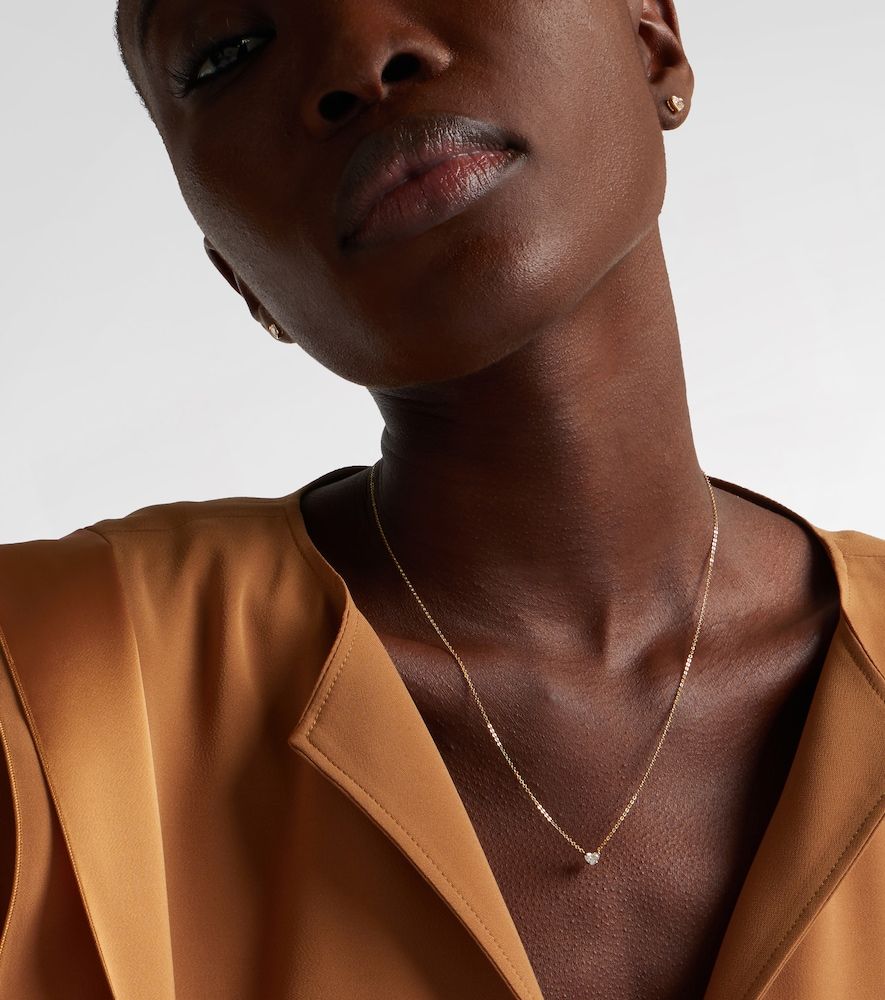 Collar de oro de 18 ct con diamantes - Anita Ko - Modalova