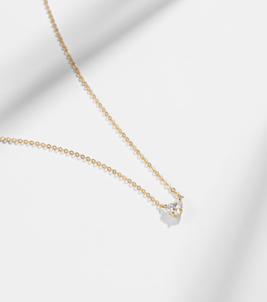 Collar de oro de 18 ct con diamantes - Anita Ko - Modalova