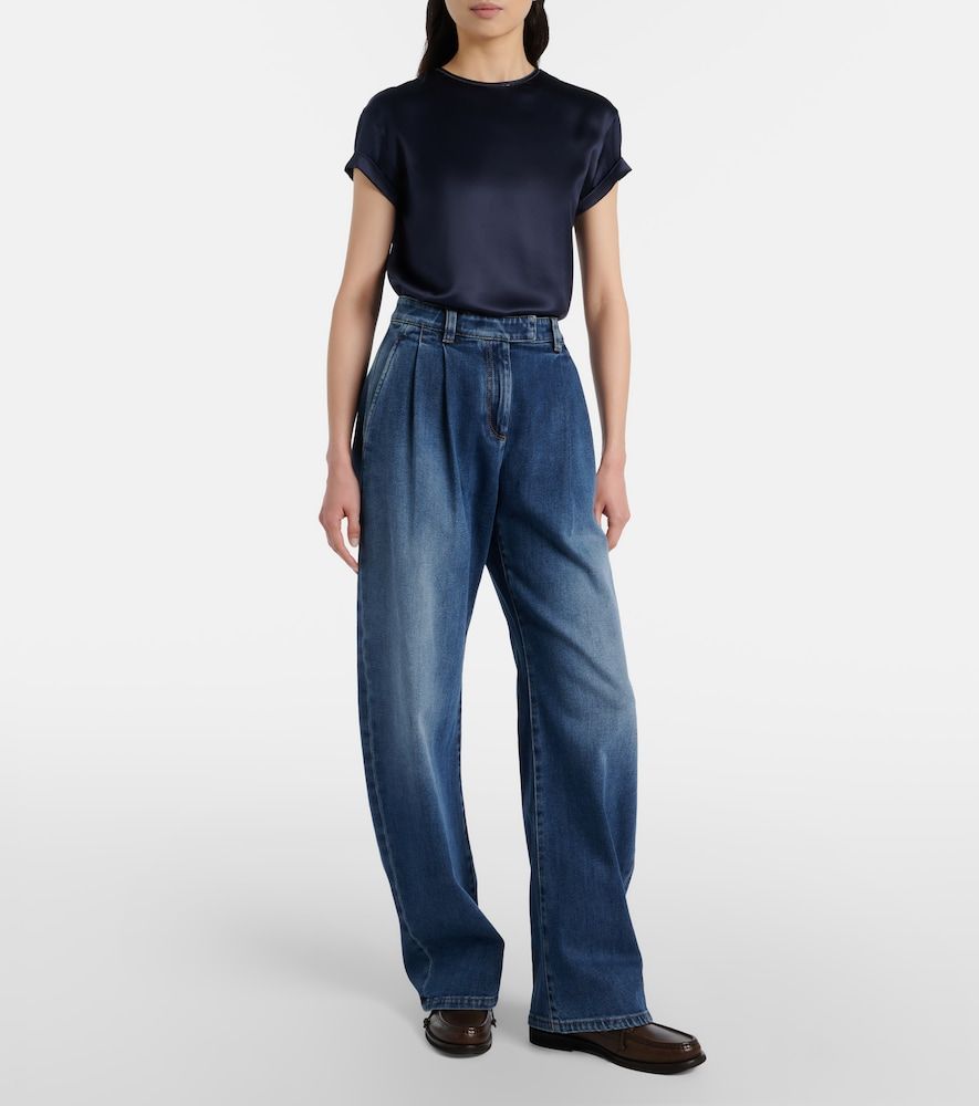 Mid-Rise Wide-Leg Jeans - Brunello Cucinelli - Modalova