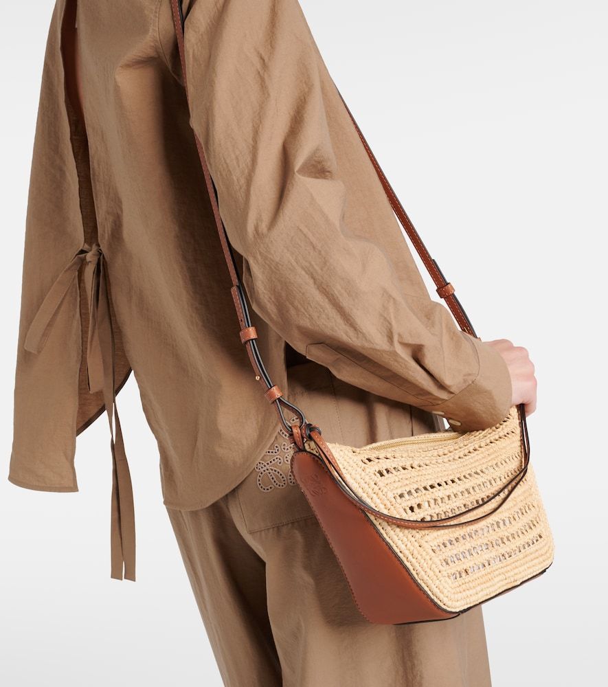 Hammock Mini raffia shoulder bag - Loewe - Modalova