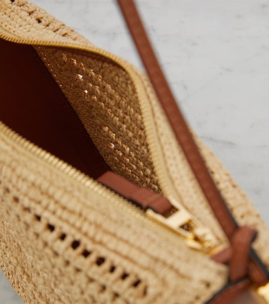 Hammock Mini raffia shoulder bag - Loewe - Modalova