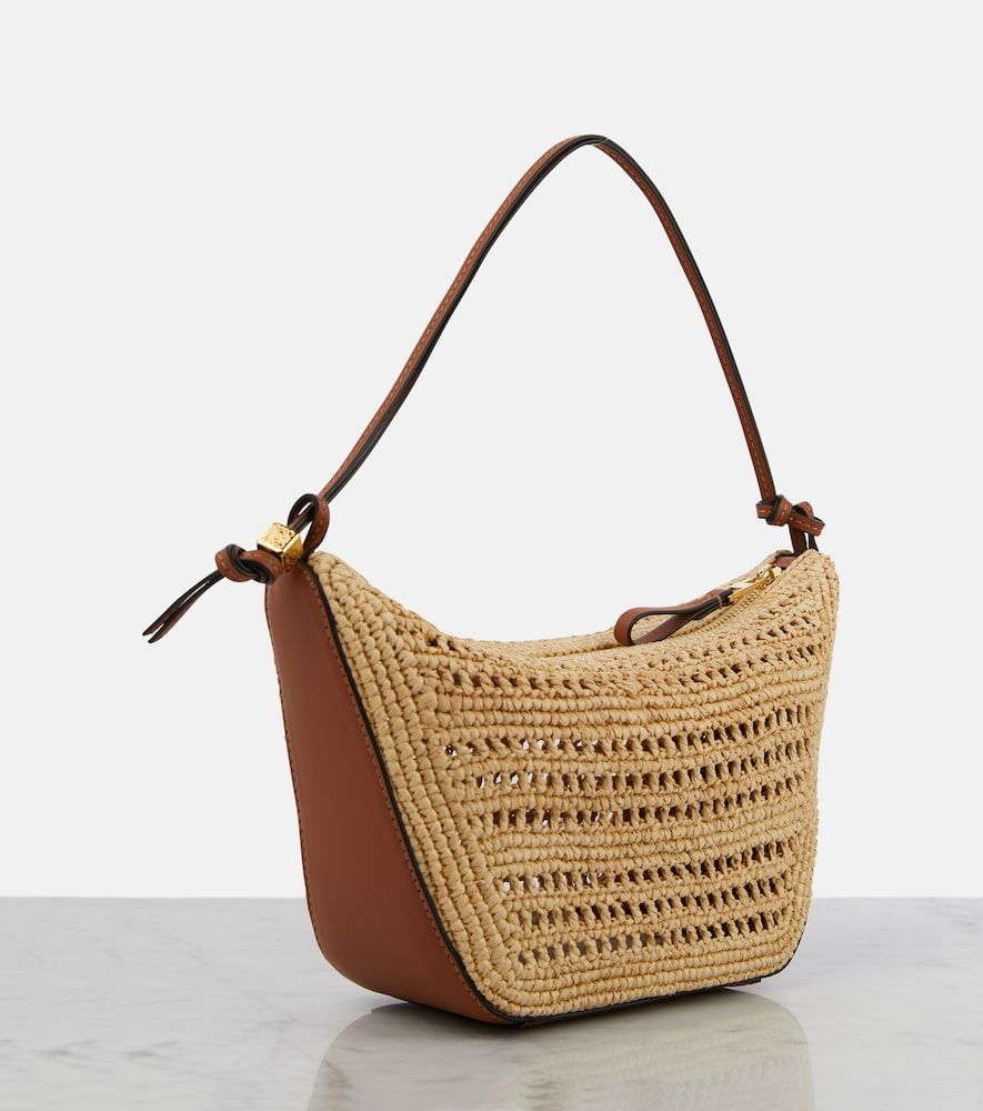 Hammock Mini raffia shoulder bag - Loewe - Modalova