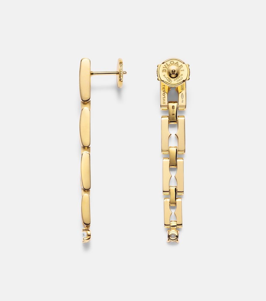 Orecchini pendenti B.zero1 in 18kt con diamanti - Bvlgari - Modalova