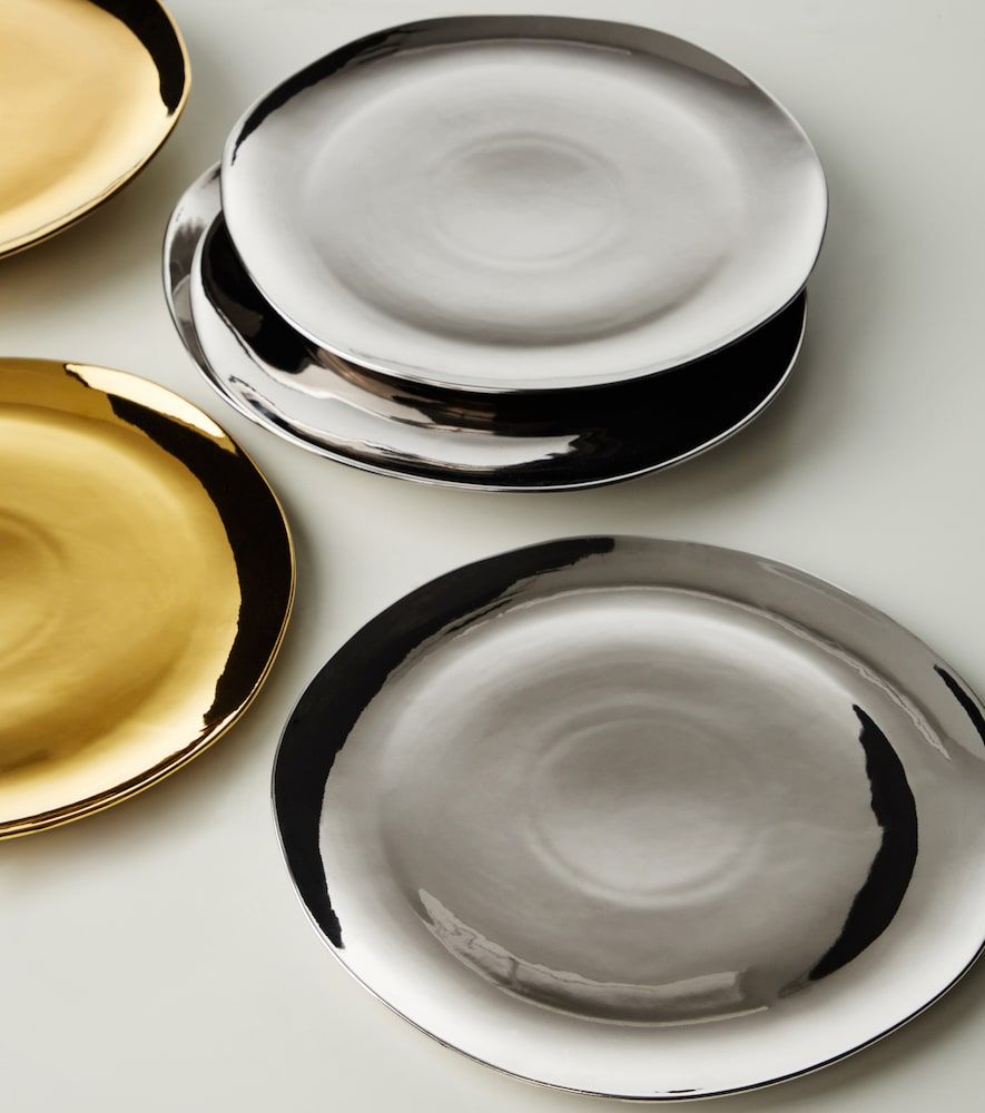 Set de 4 platos llanos de porcelana - Bitossi - Modalova