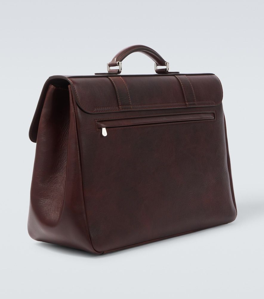 Borsa portadocumenti in pelle - Brunello Cucinelli - Modalova