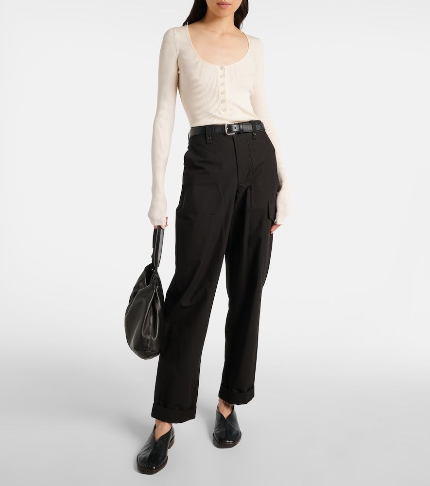 Maglia Henley Boyd in maglia a coste - Proenza Schouler - Modalova