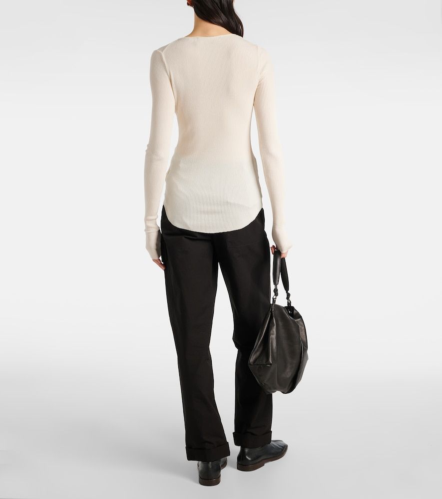 Maglia Henley Boyd in maglia a coste - Proenza Schouler - Modalova
