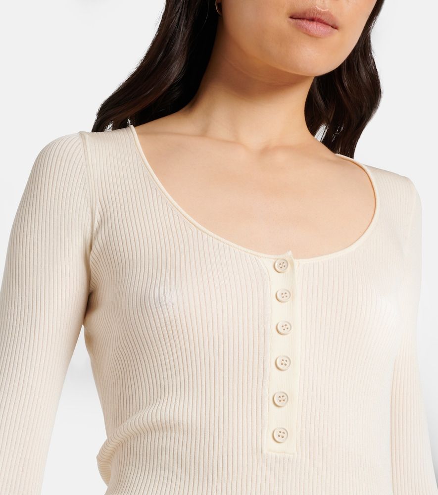 Maglia Henley Boyd in maglia a coste - Proenza Schouler - Modalova