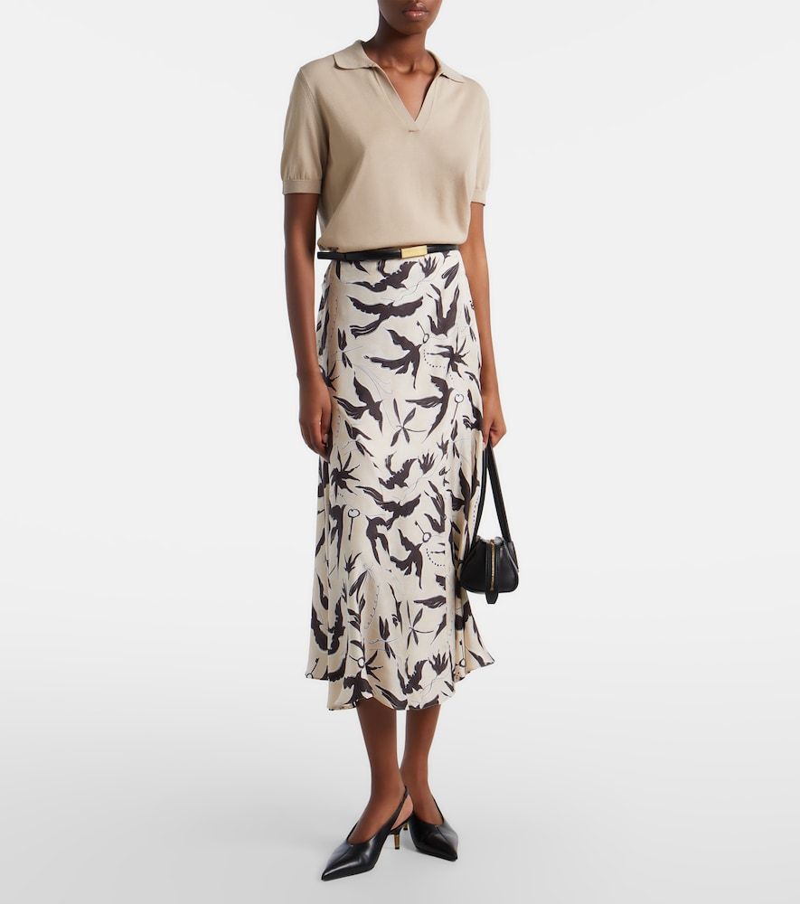 Pullover polo Clay in cotone e seta cropped - Altuzarra - Modalova