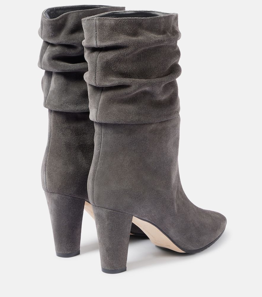Stiefel Calasso 90 aus Veloursleder - Manolo Blahnik - Modalova